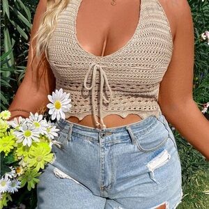 crochet halter top